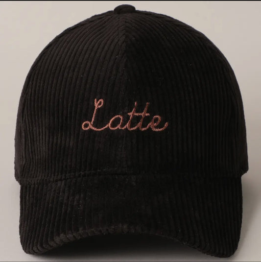 Latte Embroidered Hat