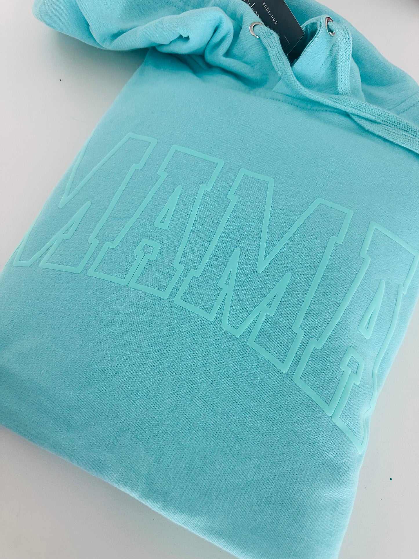 Medium aqua hoodie