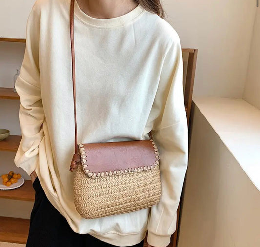 The Viola hand Woven Crossbody Bag