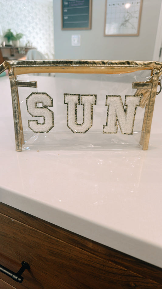 Sun Zipper Pouch