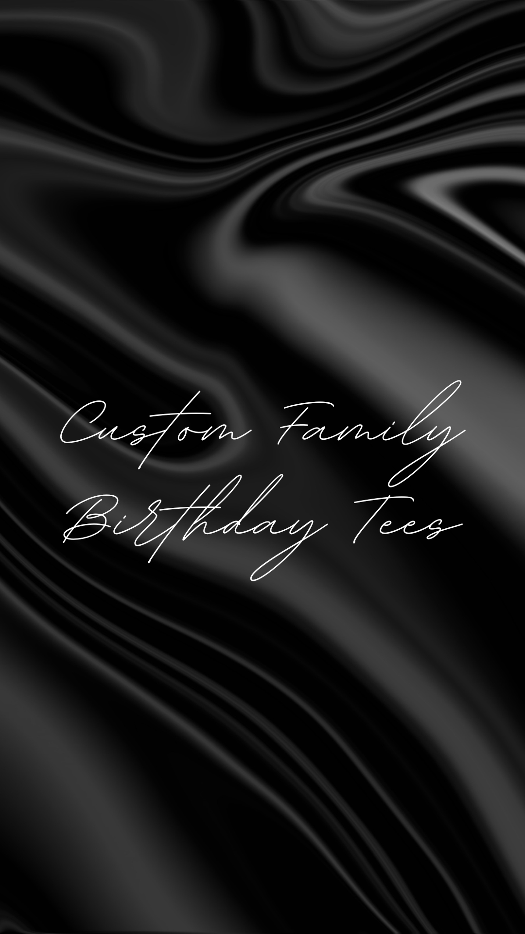 Custom Family Birthday Tees 