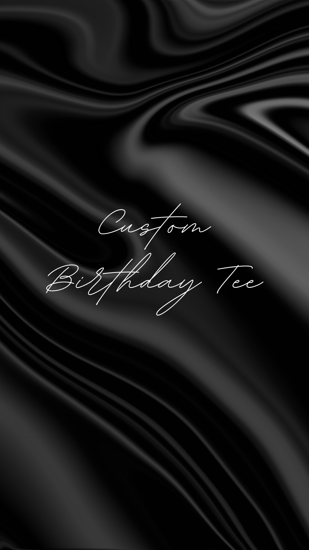 Custom Birthday Tee