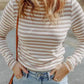 PRE ORDER Knit Striped Long Sleeve Top (IN 3 COLORS!)