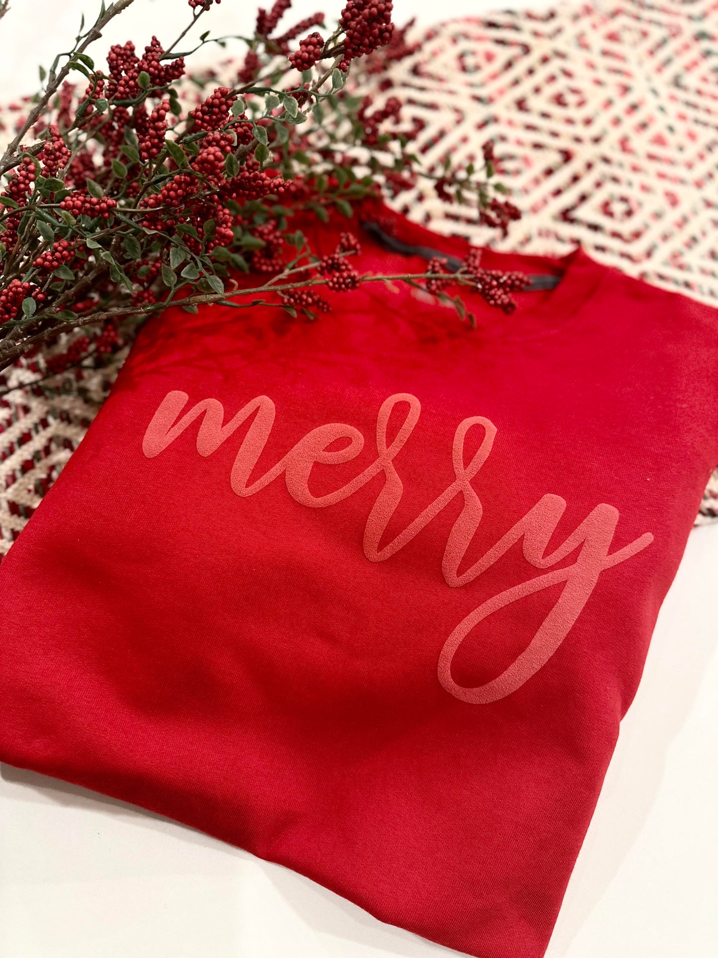 Merry Crew Pullover