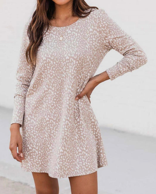 The Lily Leopard Shirt Dress