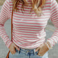 PRE ORDER Knit Striped Long Sleeve Top (IN 3 COLORS!)