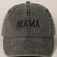 Grey MAMA Baseball Hat