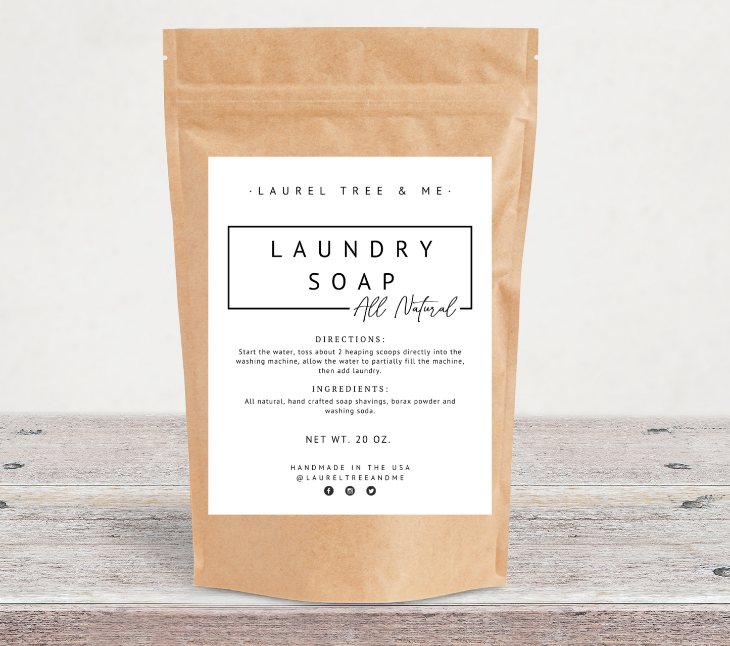 All Natural Laundry Soap