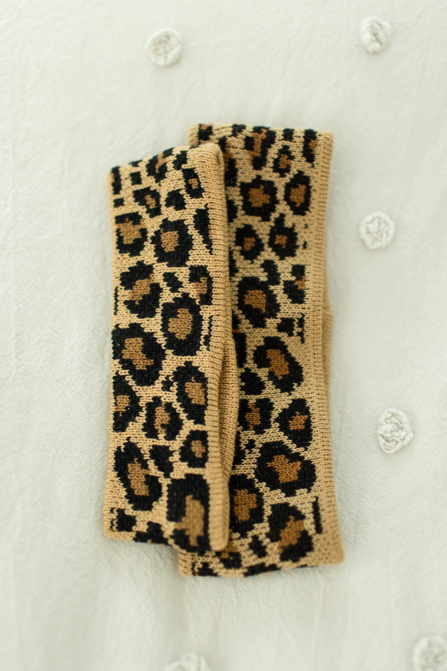 Leopard Mommy & Me Knit Headbands