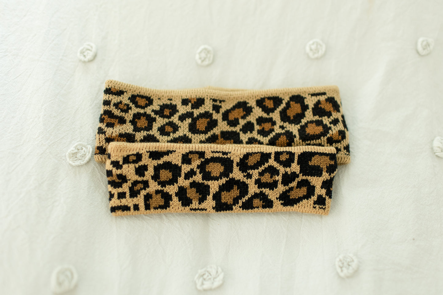 Leopard Mommy & Me Knit Headbands