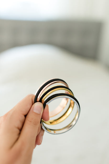 Hair Tie Holder Bangle Bracelet