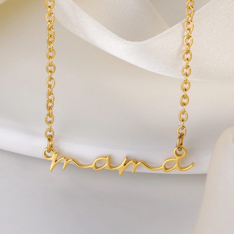 Script Mama Necklace