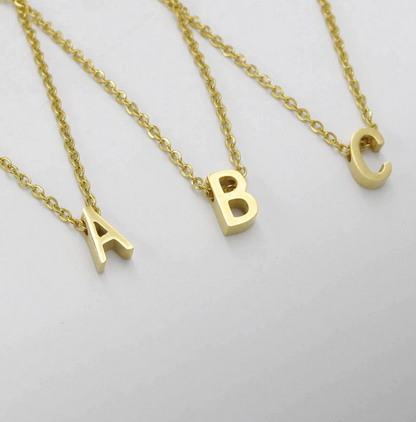 Personalized Minimalist Initial Necklace