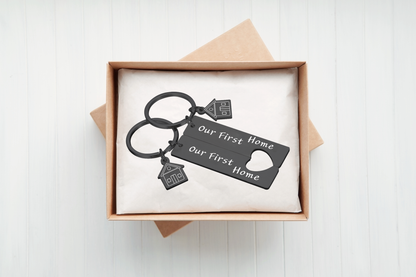 New Home Keychain Set