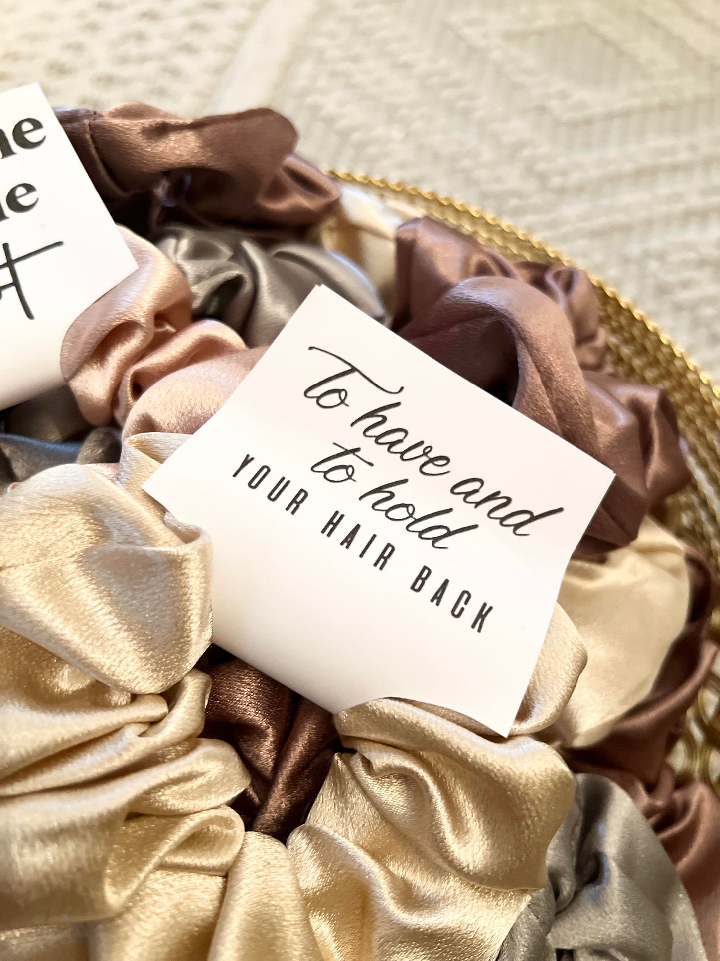 Bridal Party Hair Scrunchies