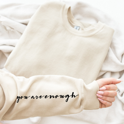 You are Enough Crew Pullover